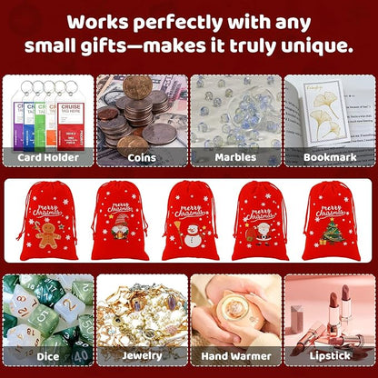 Tapleap Velvet Coth Christmas Bags - Image 4