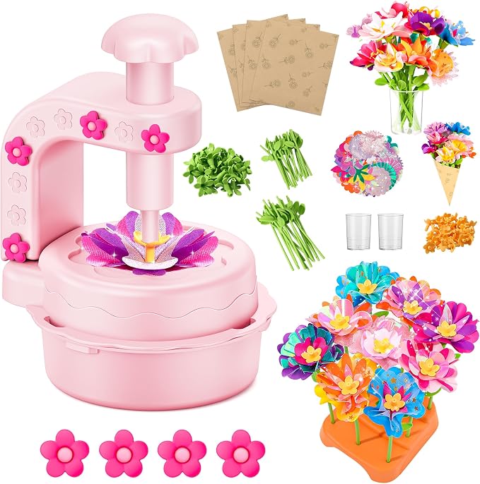 Fabric Flower Bouquets Toys, DIY Craft Kits by PlesechdeWatchBands