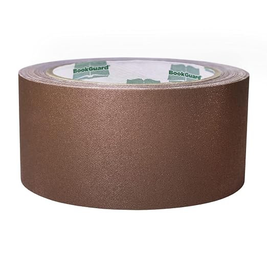 BookGuard 2 inch Premium Bookbinding Repair Cloth Tape, 15 Yard Roll Tan by ChromaLabel