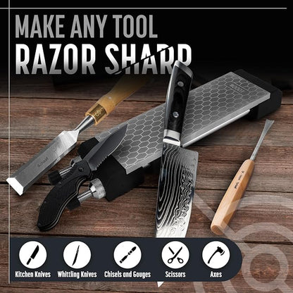 Schaaf Tools Diamond Whetstone Knife Sharpener Complete Kit - Image 7