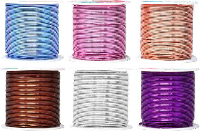 Mandala Crafts 18 Gauge Anodized Aluminum Craft Wire by MandalaCrafts