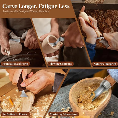 COZYGIFT Wood Carving Kit for Adults & Beginners - Image 3