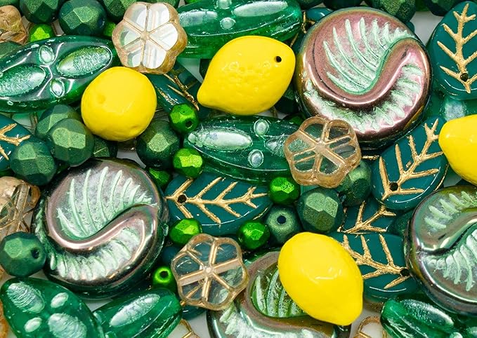 2.1oz of Focal Czech Glass Bead Mix by CzechBeadsManufacturer