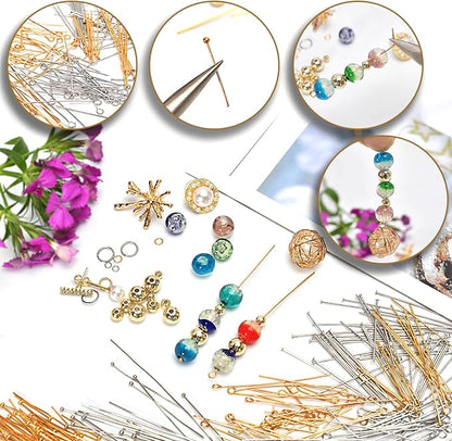 100pcs Silver Filled Ball Pins Non Tarnish Craft Earring Bracelet Jewelry - Image 4