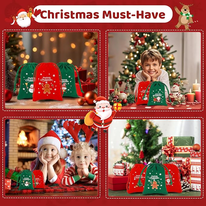 Tapleap Christmas Bags with Drawstring - Image 5