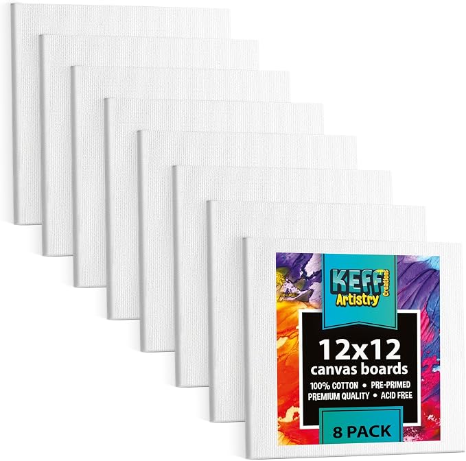 KEFF Canvas Boards for Painting by KeffCreations