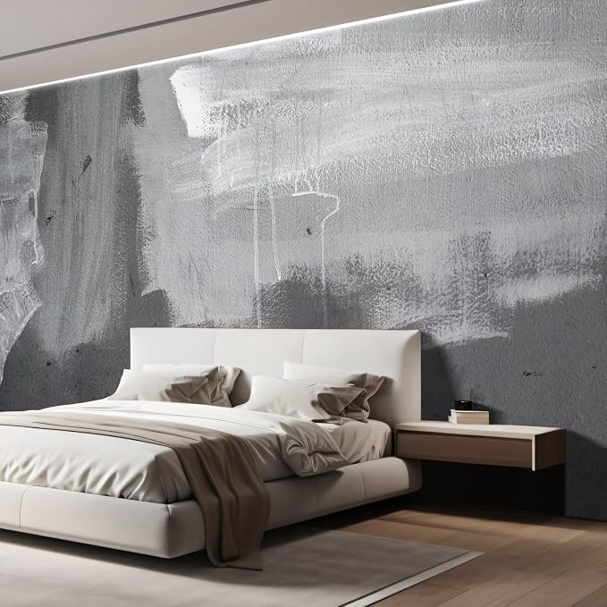 wall26 Grunge Concrete Wall Removable Wall Mural | Self-Adhesive Large Wallpaper - Image 4