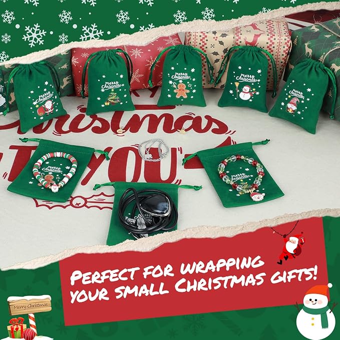 Tapleap Christmas Bags with Drawstring - Image 6