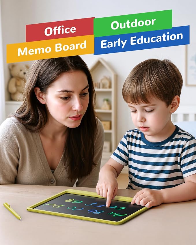 KOKODI LCD Writing Tablet, 12 Inch Colorful Toddler Doodle Board Drawing Tablet - Image 5