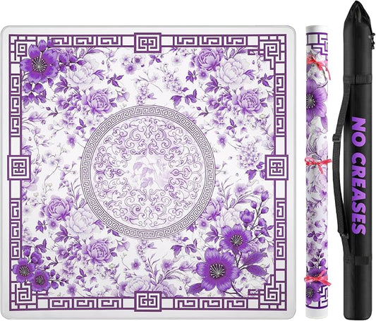 Mahjong Mat for Table 33x33 Inch, Noise-Reducing American Mahjong Mat, Mahjong by Unknown