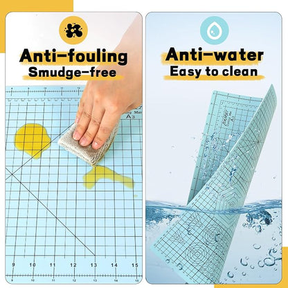 Premium Idemeet Self Healing Cutting Mat 18'' x 12'', A3 Non-slip Sewing Mat - Image 6