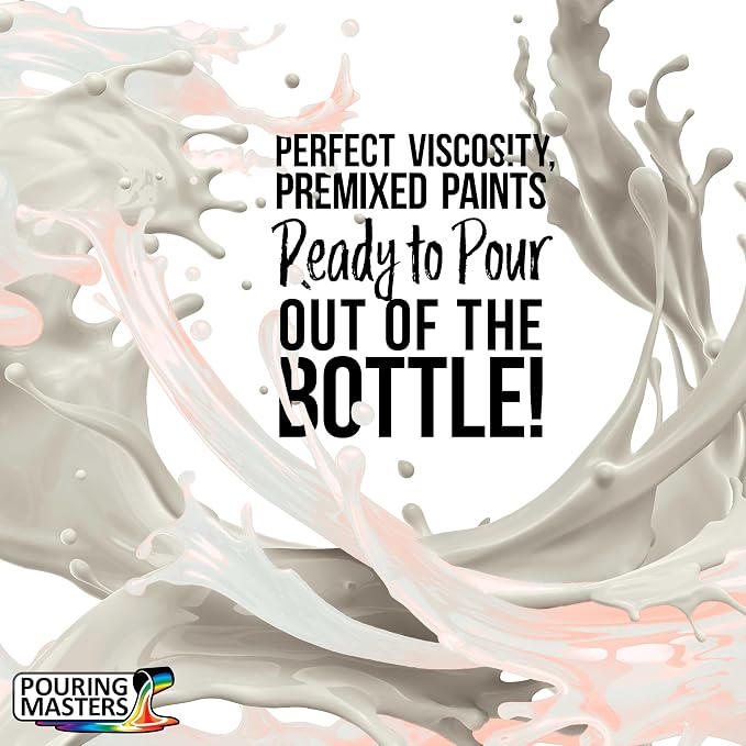 Pouring Masters Red Interference Pearl Special Effects Acrylic Pouring Paint - Image 2