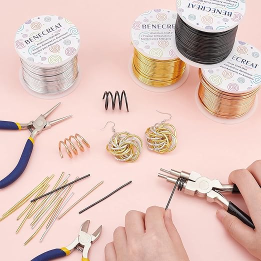 BENECREAT 12 17 18 Gauge Aluminum Craft Wire Anodized Jewelry Making Beading - Image 4