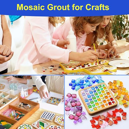 Mosaic Crystal Grout Kit with Scraper, Mosaic Crystal Sealant, Handmade - Image 6