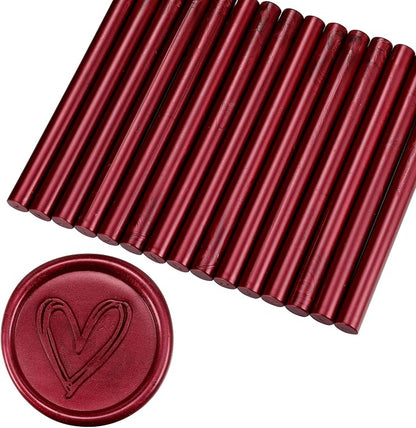 Yoption 15 Pieces Burgundy Glue Gun Sealing Wax Sticks - Image 3