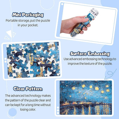150 Piece Mini Jigsaw Puzzles for Adults & Kids - Image 2