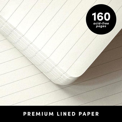 PAPERAGE Lined Spiral Journal Notebook, 160 Pages, Hardcover Journal - Image 4