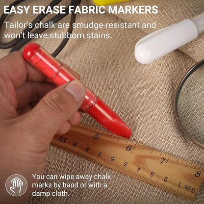 Fabric Chalk Markers -Erase Tailor’s Chalk - Image 5