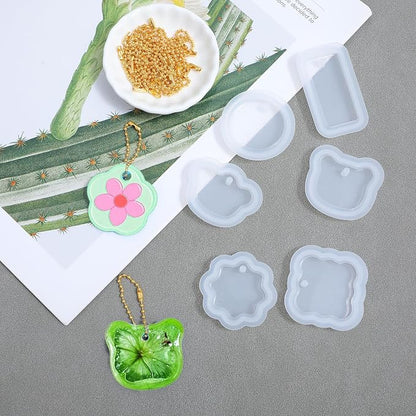 16Pcs Keychain Resin Molds Silicone - Image 7