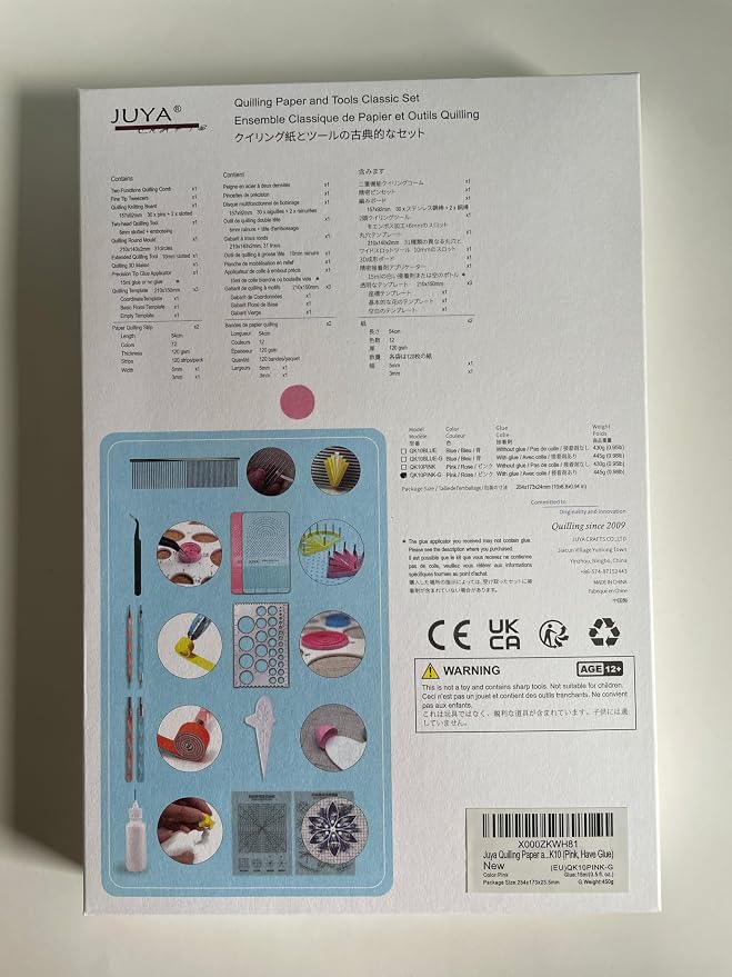 JUYA Quilling Paper and Tools Classic Set QK10 - Image 10