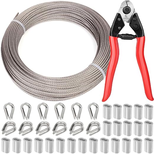 1/8" Wire Rope | 165FT Stainless Steel Cable by AFences