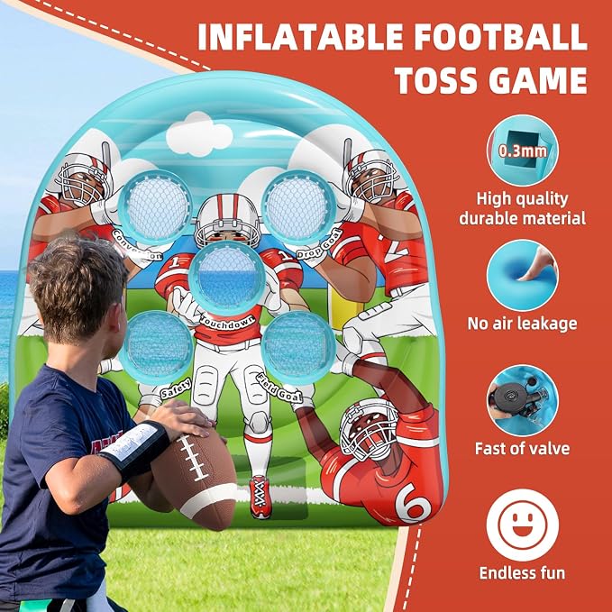 6Ft Football Target Toss Game - Image 5