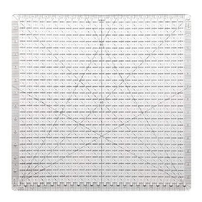 Quilting Ruler, 12.5 x 12.5 Inches, Slotted Design - Image 2