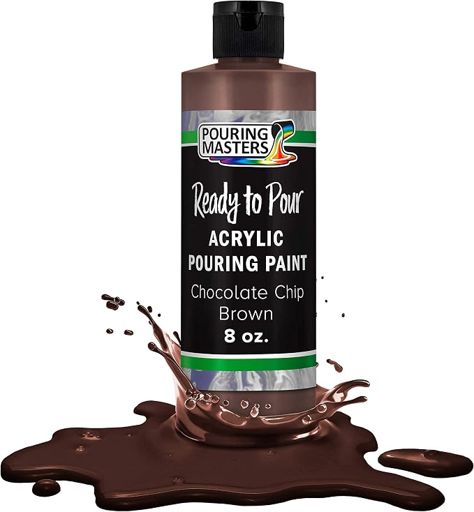 Pouring Masters Chocoloate Brown Ready to Pour Acrylic Pouring Paint by USArtSupply