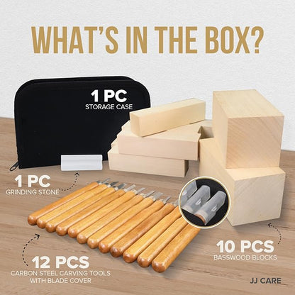 JJ CARE Wood Carving Kit - Image 3
