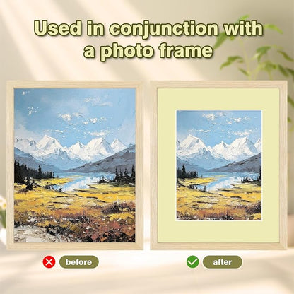 Egofine 14 Packs Picture Frame Mats, 8x10 Picture Mats - Image 5