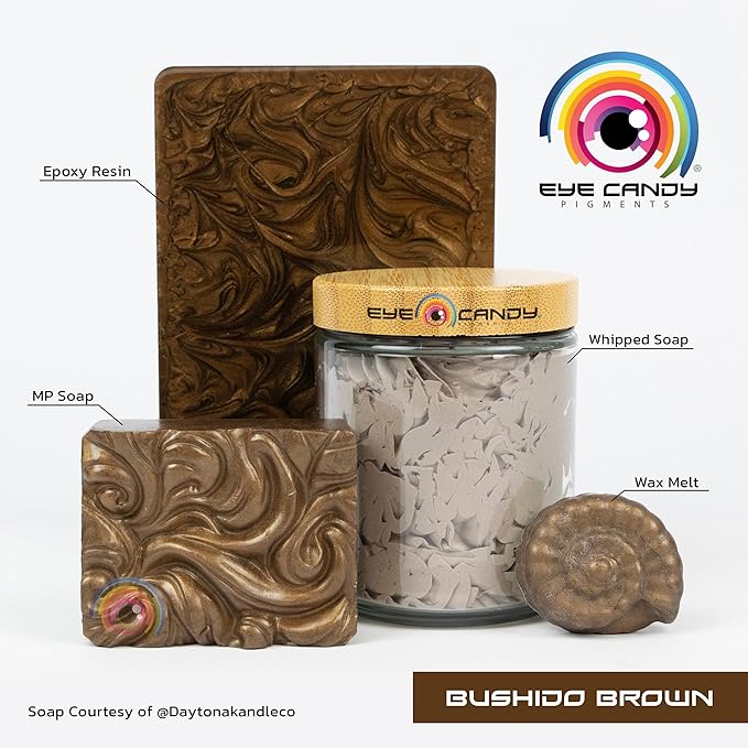 Eye Candy Pigments Premium Brown Mica Powder - Image 3