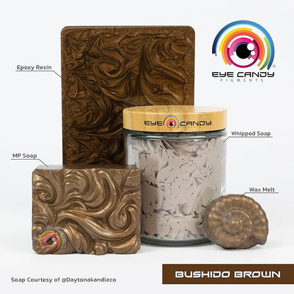 Eye Candy Pigments Premium Brown Mica Powder - Image 3