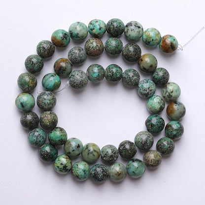 8mm 45pcs Natural African Turquoise Stone Beads - Image 5