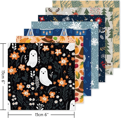 Origami 6x6 Paper Kit 150 Sheets 150 Vivid Colors Double Sided Same Printed - Image 2