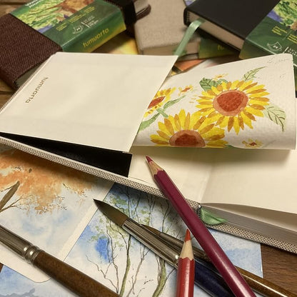 Watercolor Journal, 140 LB, 300 GSM, tumuarta Cotton Paper, Cold Press - Image 6