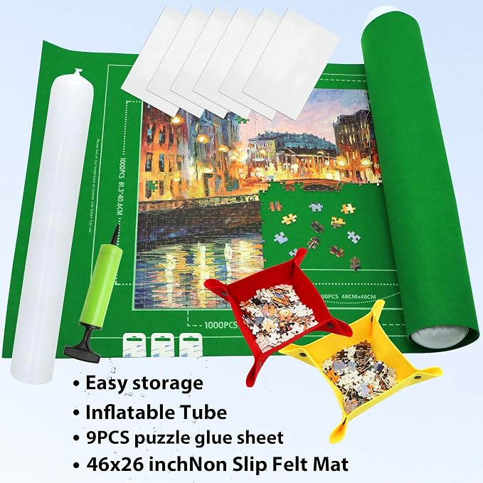 Portable Puzzle Mat Roll Up - - Image 6