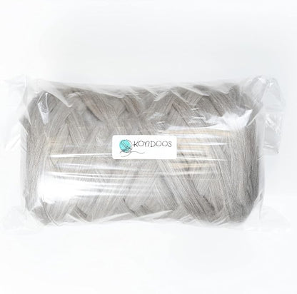 Chunky arm Yarn 8 lb XXL Natural Color un-Dyed Wool roving arm Knit Projects - Image 3