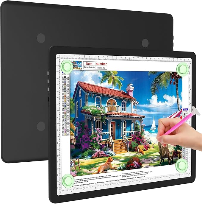 Elice Magnetic A4 Light Board for Diamond Painting, Ultra-Thin Tracing LED by ELICE