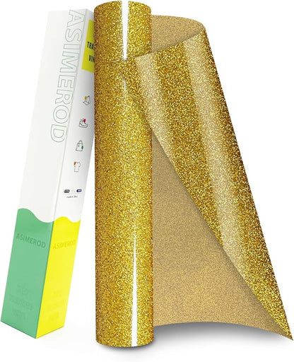 Glitter HTV Heat Transfer Vinyl Rolls- 12" x 10ft. Glitter Iron on Vinyl by Unknown