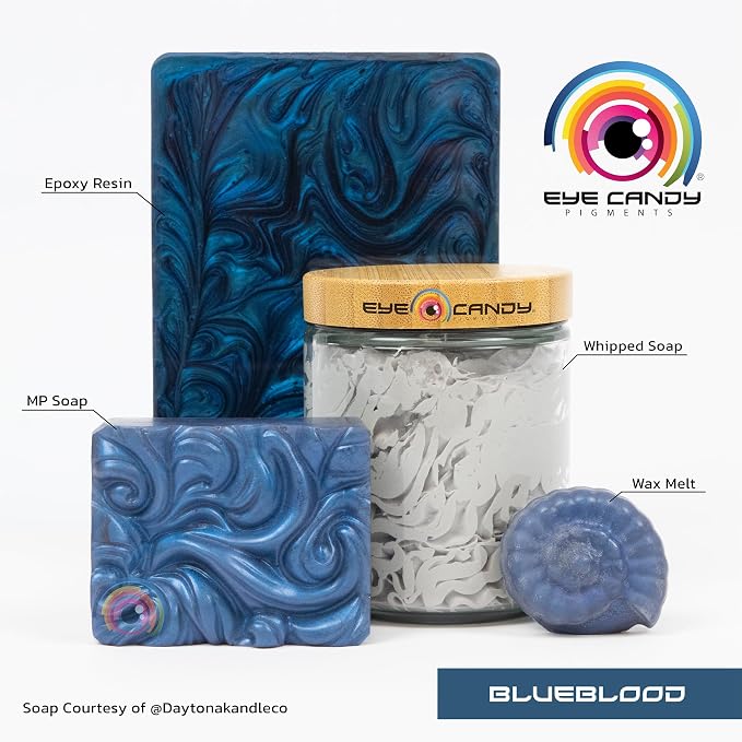 Eye Candy Pigments Premium Blue Mica Powder - Image 2