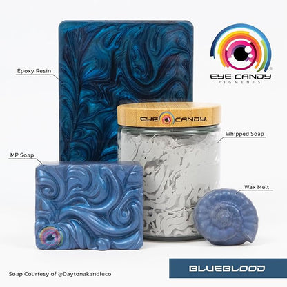 Eye Candy Pigments Premium Blue Mica Powder - Image 2