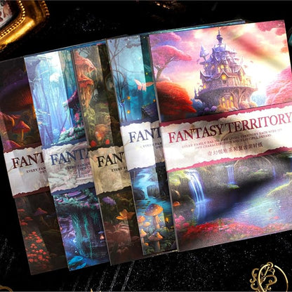 Fantasy Territory Scrapbook Paper Set, Scrapbooking, DIY Projects, and Art - Image 5