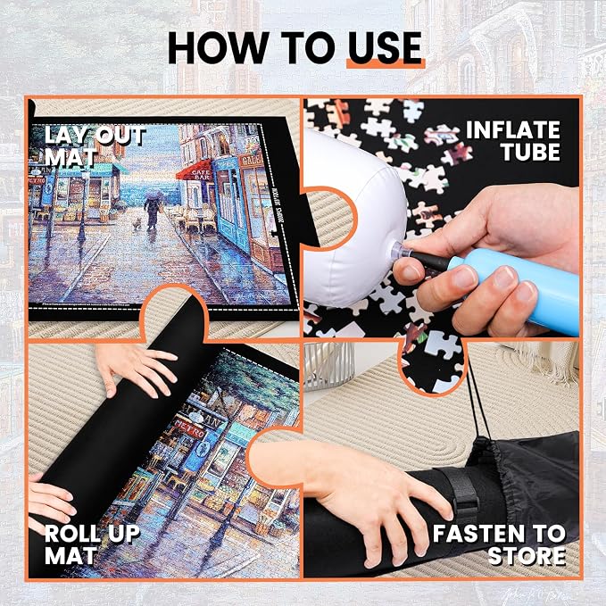 Jigsaw Puzzle Mat Roll Up - Image 6