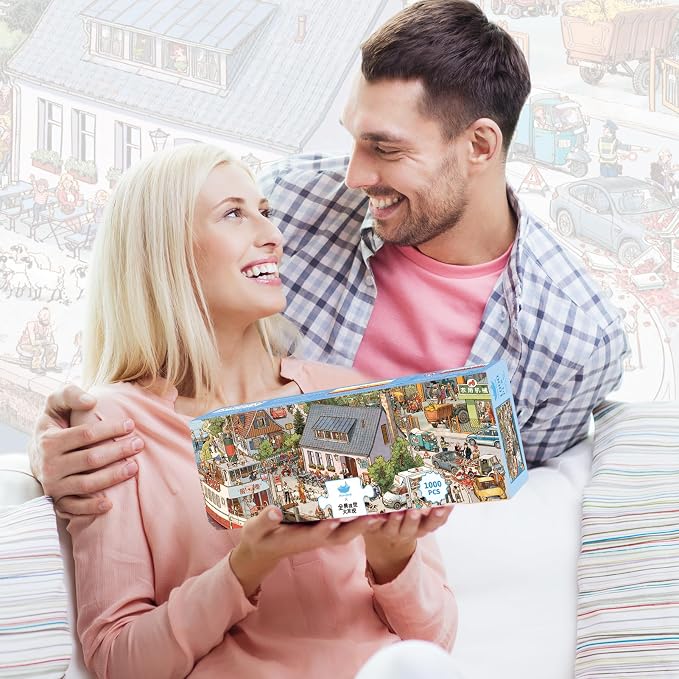 MOMIBOOK Puzzles for Adults 1000 Piece Jigsaw Puzzles of Let's Go! Set Sail - Image 8