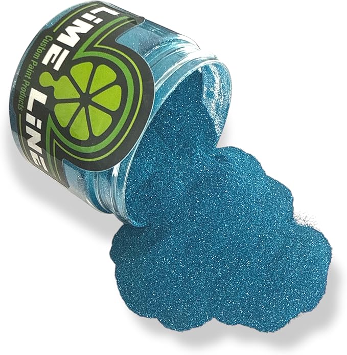 LiME LiNE Sprayable Metal Flake Paint Additive: Solvent Resistant Glitter by CustomPaintmadeFastEasy
