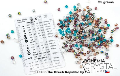 0.88oz Faceted Fire Polished Round Glass Beads 4mm, Czech Republic Bohemian - Image 2