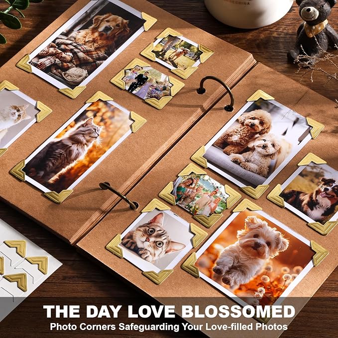 360 Pcs Photo Corners for Scrapbooking, Acid Free Picture Corners Self-Adhesive - Image 4