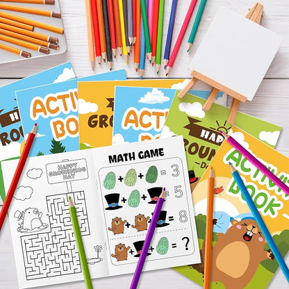 JAPBOR Groundhog Activity Coloring Book - Image 5
