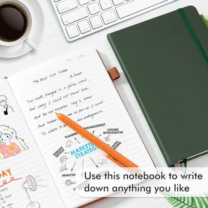 feela Journal Notebook Bulk for School, Hardcover Business Classic Ruled Lined - Image 4