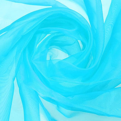 MECCANIXITY Iridescent Sheer Organza Fabric, 10 Yards x 59 Inches Solid by MECCANIXITY